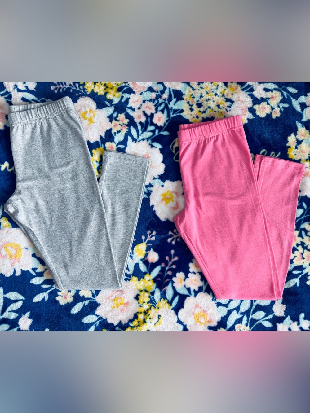 Carter's Girls Gray and Pink Leggings Set. NWOT * Size: 12